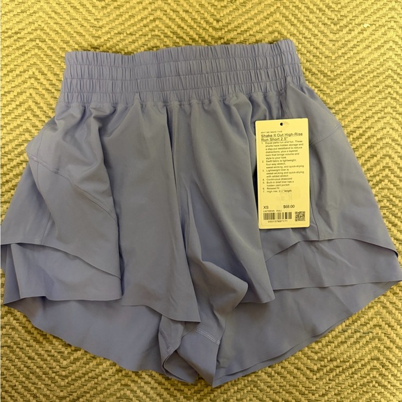 lululemon athletica Pants - Women's Lululemon Shake It Out High Rise Run Short 2.5 inch Dusty Lilac Size XS